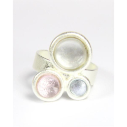 S�lvring  med 3 farver