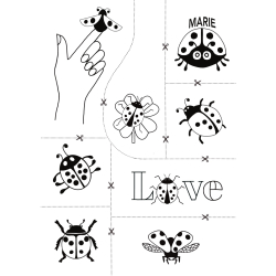 Marieh�ns p� Soluvlies