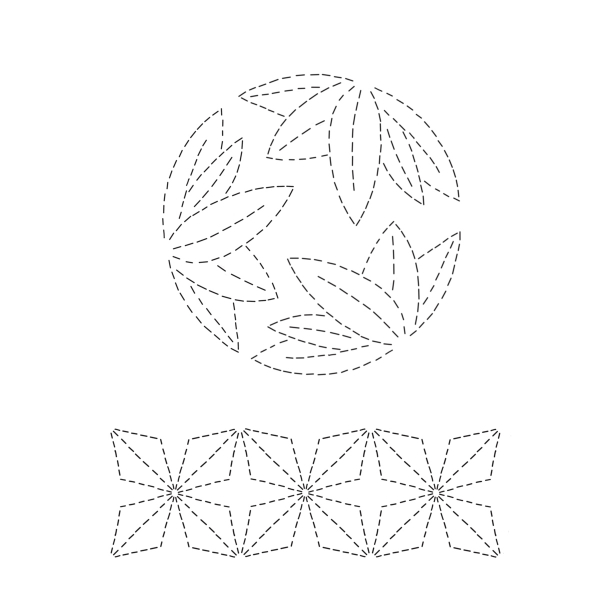 Sashiko motiv ST2
