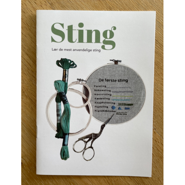 Broderihfte - sting 