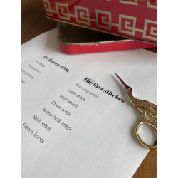 Embroidery for beginners / in english 