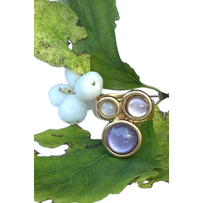 Guldring  med 3 farver