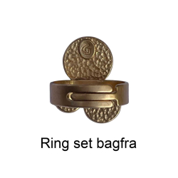 Guldring med 3 farver 