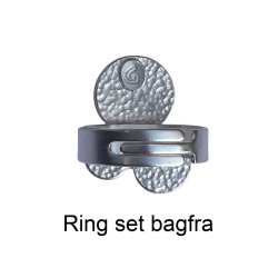 S�lvring  med 3 farver