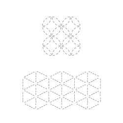 Sashiko motiv SH1
