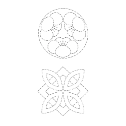 Sashiko motiv SH3