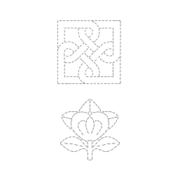 Sashiko motiv SH7