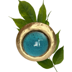 Guldring / petrolium