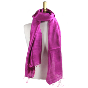 Ensfarvet rsilketrklde